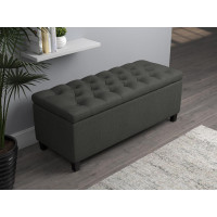 Coaster Furniture 915143 Lift Top Storage Bench Charcoal